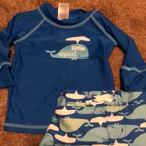 Baby boy swim outfit